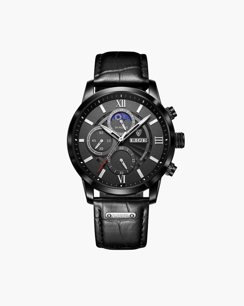 Montre Classique Lugano (Résistante à l'eau)