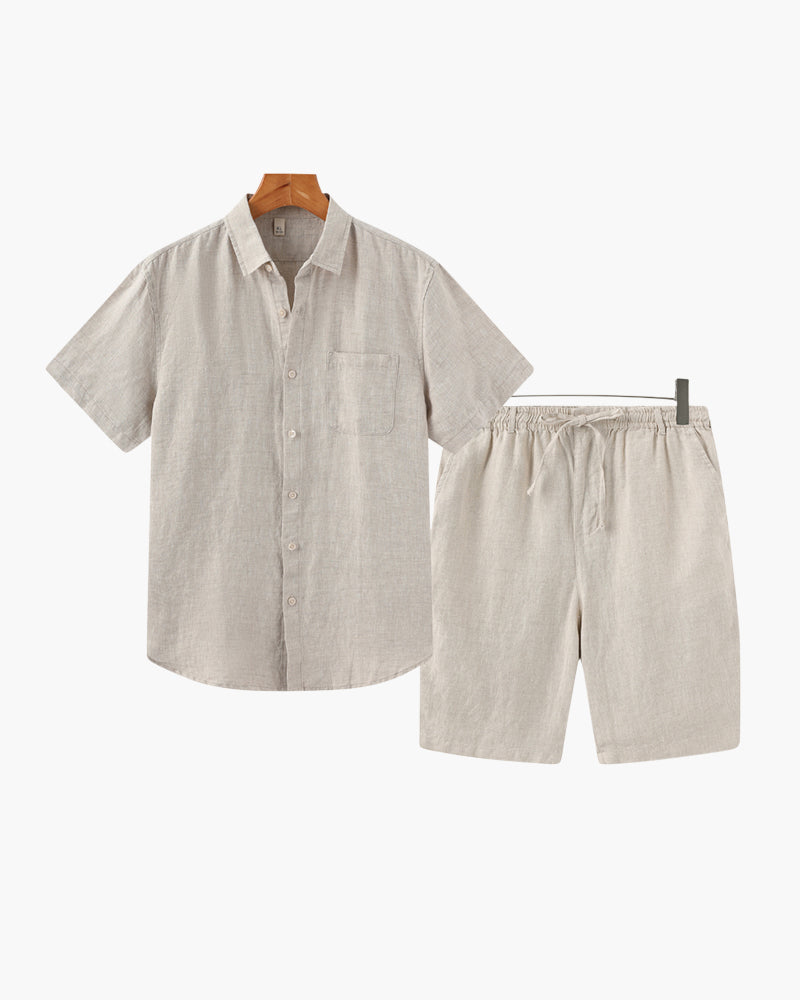 Ensemble en lin (avec short)