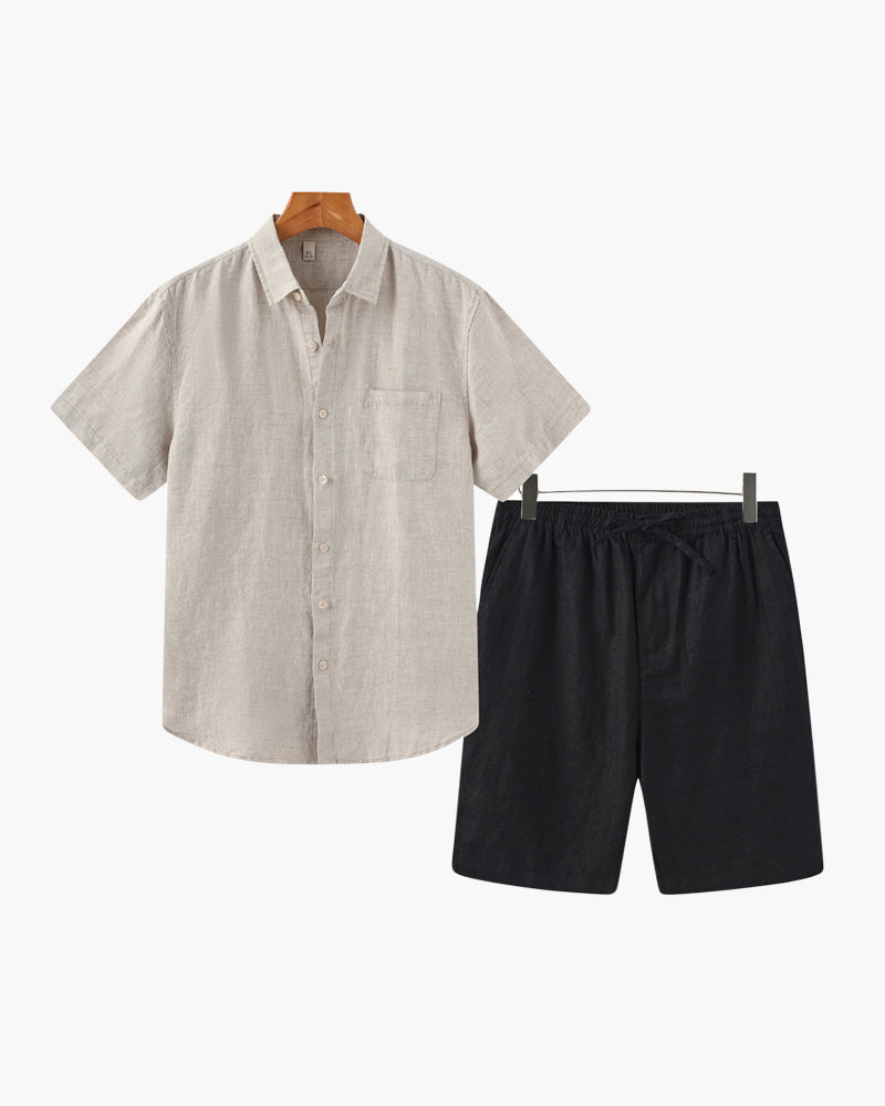 Ensemble en lin (avec short)