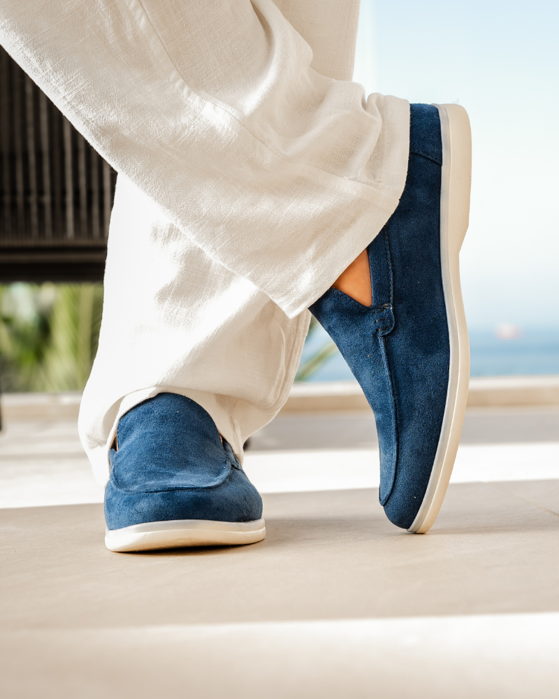 Mocassins en daim