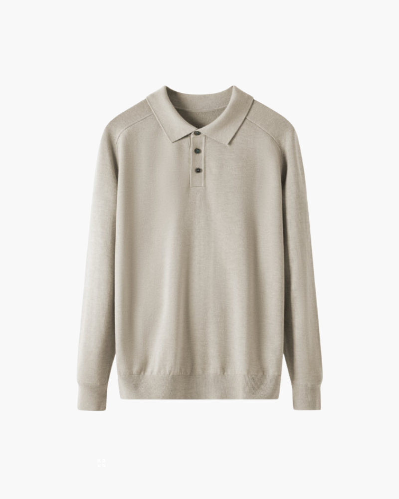 Polo en laine 100 % premium