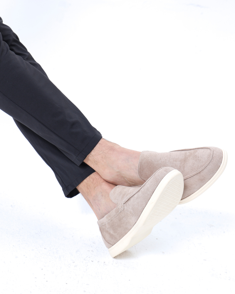 Mocassins en daim